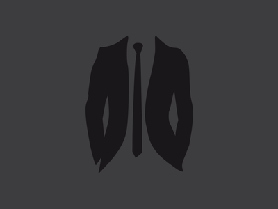 Mr.Ghost Ultimate PvP resource pack icon — the Mr.Ghost suit and tie mark on charcoal